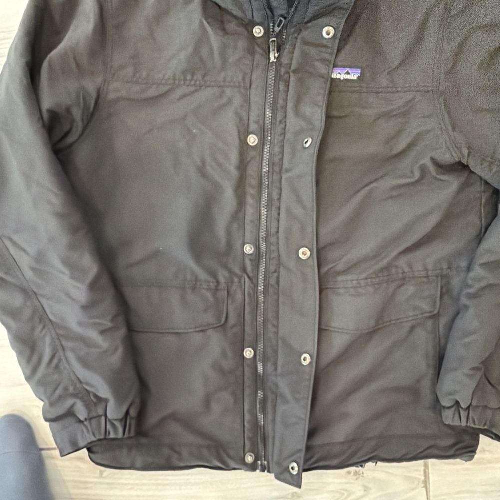 Patagonia Isthmus Jacket Mens Small S Black Insulated Quilted No Hood - Picture 3 of 7